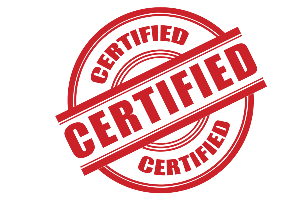 certified Certified